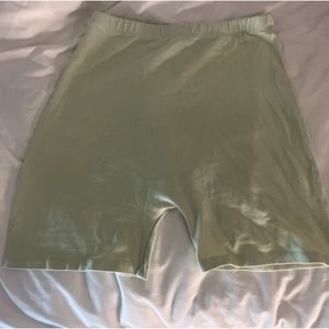 lime green brandy melville shorts